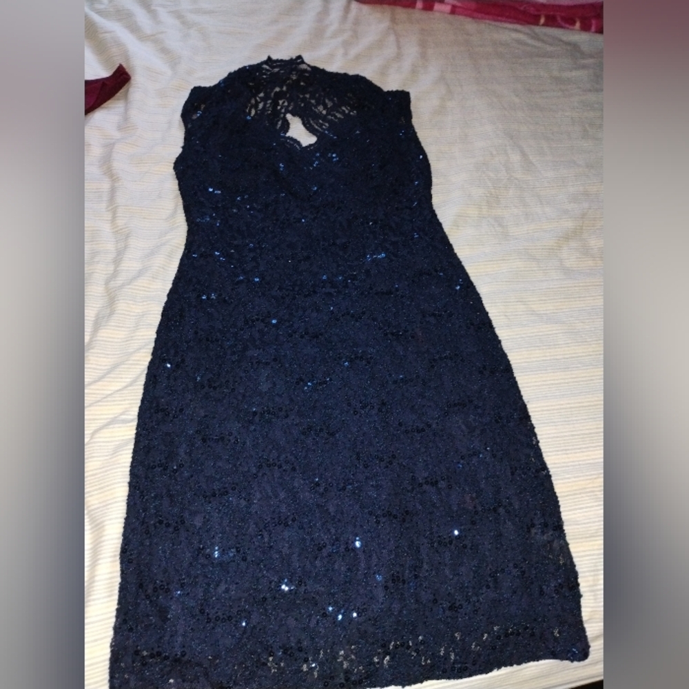 Navy blue dress